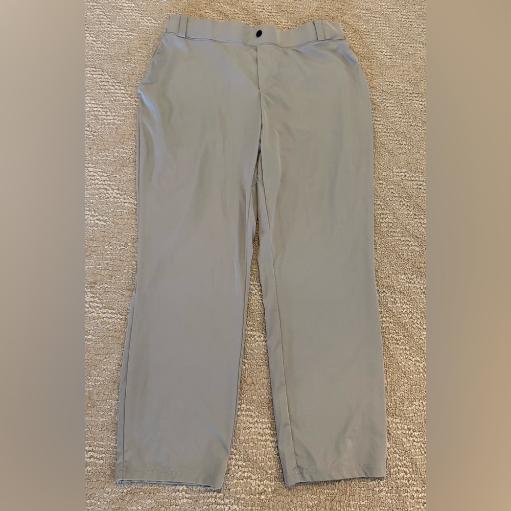Womens Gray Stretch Pants